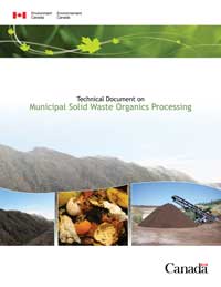 Technical Document on Municipal Solid Waste Organics Processing